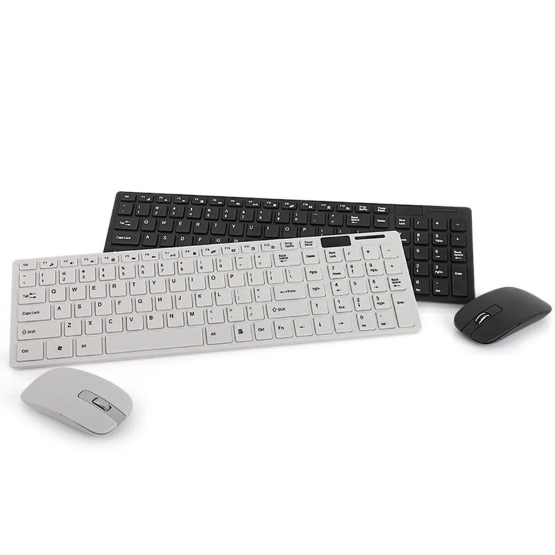Kit teclado e mouse sem fio wireless