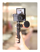 Ulanzi U-Vlog Lite Tripé Extensível Dual Cold Shoe Ball Head Volg Tripé para Sma