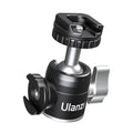 Ulanzi U-Vlog Lite Tripé Extensível Dual Cold Shoe Ball Head Volg Tripé para Sma
