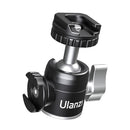 Ulanzi U-Vlog Lite Tripé Extensível Dual Cold Shoe Ball Head Volg Tripé para Sma