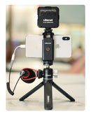 Ulanzi U-Vlog Lite Tripé Extensível Dual Cold Shoe Ball Head Volg Tripé para Sma